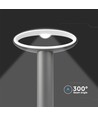 Bornier LED 30 cm 9W IP54 Gris foncé - 230V, 4000K, source lumineuse incluse