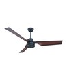 Loftventilator 65W - bronze med RF-kontrol, 3 brune blad, AC motor (52 tommer)
