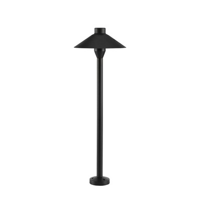 7W LED havespot med spyd / stander - Samsung LED chip, IP65, sort, 2-i-1 havelampe