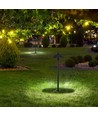 7W LED prikspot / tuinspot - Samsung LED chip, IP65, zwart, 2-in-1 tuinlamp