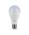 E27 17W dimbare LED lamp - A65, Samsung LED chip, 1521lm, 6400K, wit kunststof
