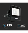 10W LED projektør - 6500K
