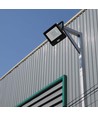 20W Projektør - PIR Sensor, Samsung Chip, 1m Kabel, 4000K, Sort Hus