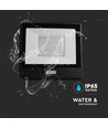 Projecteur LED 50W avec détecteur - puce Samsung LED, IP65, noir, 6500K, 5 ans de garantie