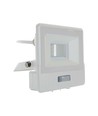 10W LED-lyskaster med sensor - Hvit, Samsung LED-chip