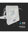 20W LED breedstraler met sensor, Samsung LED chip - 4000K, wit, IP65, PIR sensor, buiten