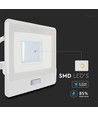Projecteur LED 30W avec détecteur - Samsung LED chip, IP65, 4000K, câble 1m, extérieur