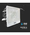 Projecteur 50W - Capteur PIR, puce Samsung, câble 1m, 4000K, boîtier blanc, lampe de travail