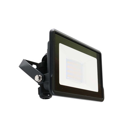 Projecteur LED 20W - puce Samsung, connexion directe, 6500K, boîtier noir