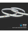 5m 4W/m LED strip, RA90 - 24V, 200lm/W, 90 LED pr. meter, IP20 innendørs