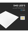 60x60 LED panel, 45W - Samsung LED chip, 5 års garanti, hvit kant
