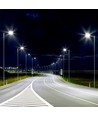 30W LED gatelykt - Samsung LED-chip, IP65, 100lm/W, grå aluminium