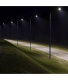 Lampadaire LED 30W - Puce LED Samsung, IP65, 100lm/W, aluminium gris