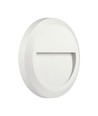 2W rund LED trappespots - Hvid, 3000K, IP65, indendørs og udendørs