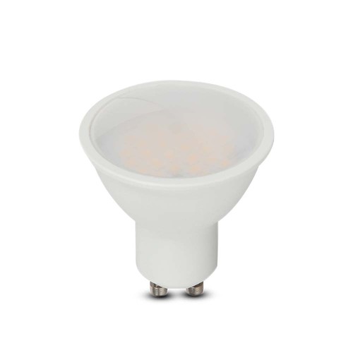 Spot LED GU10 4,5W - Plastique lisse, Puce Samsung, 6500K, 110°