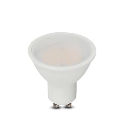 4,5W GU10 Spotlicht - Glad Plastic, Samsung Chip, 6500K, 110D