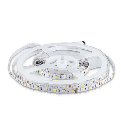 Ruban LED 5m 11W/m - 12V, IP20, 60 LED par mètre, 4000K, SMD 5050
