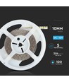 5m 17W/m LED strip, 204 LED per meter - 12V, IP20, 6500K, 120 graden, SMD2835