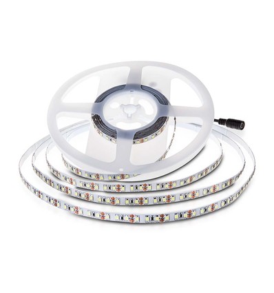 Bande LED 120 LED 8W/m - 4000K, IP20, 24V, double PCB (10m/rouleau)