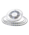 10m 8W/m stænktæt LED strip - 24V, IP65, 120 LED pr. meter, 3000K, inkl. DC stik