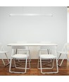 Réglette LED 120cm 40W, argent, Samsung - UGR19, 1-10V dimmable