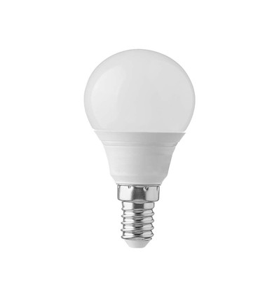 Ampoule LED E14 4,5W Sphérique - P45, angle 180°