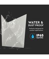 5W vägglampa, grå - IP65, 3000K, aluminium, 120° spridning, inkl. ljuskälla