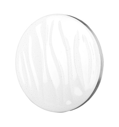 40W LED designer taklampe - 4000lm, 3-i-1 CCT, dimbar med fjernkontroll, Ø39,5cm, Wave cover