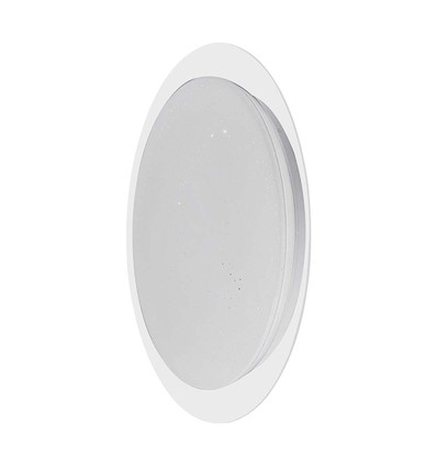 40W Designer Dome LED taklampe - Ø40cm, CCT fargeskift, dimbar, stjernehimmeleffekt, inkl. fjernkontroll