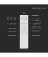 40W Designer Dome LED loftslampe - Ø40cm, CCT farveskift, dæmpbar, stjernehimmeleffekt, inkl. fjernbetjening