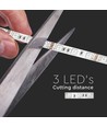 5m 11W/m rød LED-strip - 12V, IP20, 60 LED pr. meter, 5050 SMD