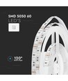 Ruban LED rouge 5m 11W/m - 12V, IP20, 60 LED/m, 5050 SMD