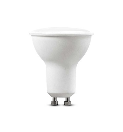 6 stuks 4,5W LED lampen - GU10, 400lm, 110 graden, melkwit glas