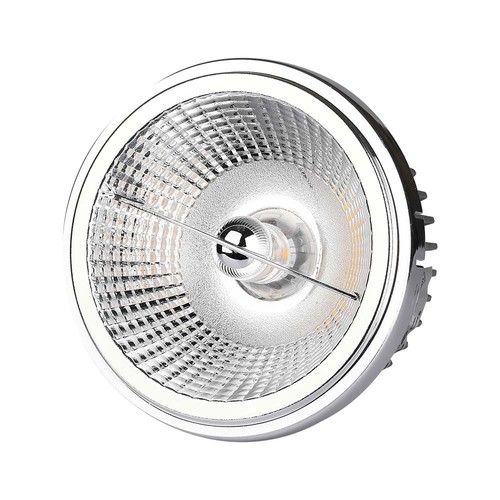 AR111 LED vervangbare reflector spot 20W - 6400K, 40°/20°, zilver