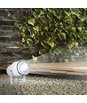 12W LED have-spot med spyd - IP65, 3000K, hvid, 20 grader, aluminium