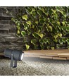 Spot de jardin LED 12W avec piquet - Gris, IP65 extérieur, 3000K