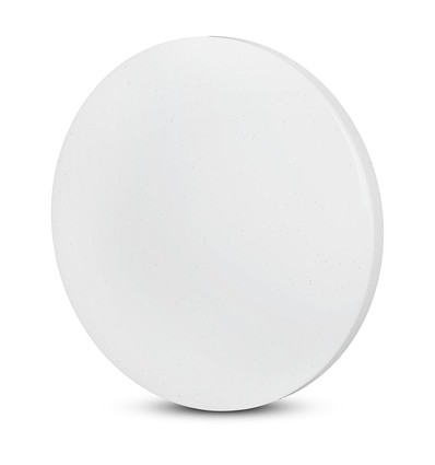18W LED loftlampe med stjernehimmel, Ø31cm - 3-i-1 CCT, 100lm/W, hvid kant, inkl. lyskilde