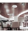 18W LED loftlampe med stjernehimmel, Ø31cm - 3-i-1 CCT, 100lm/W, hvid kant, inkl. lyskilde