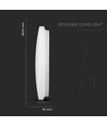18W LED loftlampe med stjernehimmel, Ø31cm - 3-i-1 CCT, 100lm/W, hvid kant, inkl. lyskilde