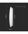 36W LED loftslampe med stjerneeffekt - Ø48cm, 3-i-1 CCT, 3900lm, hvid kant, inkl. lyskilde