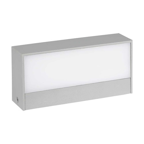 Applique murale extérieure Up/Down 9W - IP65, gris, 4000K, 850lm, source lumineuse incl.