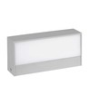Boîtier extérieur 9W - LED, haut/bas, lumière douce, medium, 6500K, gris