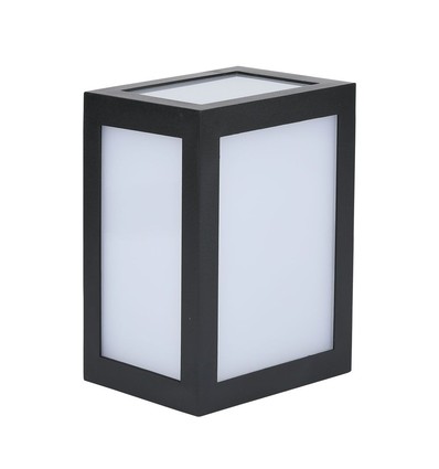 12W LED vägglampa - IP65, svart, 1350lm, utomhus
