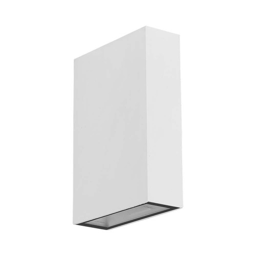 4W LED vägglampa - IP65, vit, 3000K, PC plast, inkl. ljuskälla