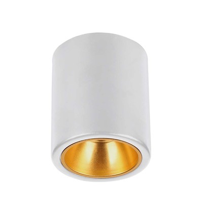 Spot en saillie GU10 carré - Blanc, 100x100x120mm, IP20 intérieur, sans source lumineuse