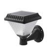0,8W Solara LED vegglampe med solcelle og fjernkontroll - CCT, IP44, sort, inkl. sensor