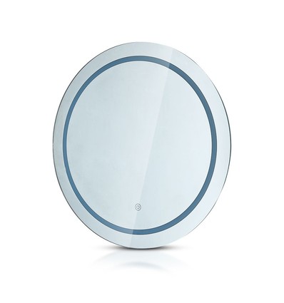 60cm 25W rund LED spegel med touch - CCT, IP44, imfri, 3-i-1 ljusfärg