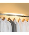 Lampe d'armoire LED 30cm 1,5W avec capteur PIR - 5V, 110lm, argent, rechargeable, 4000K