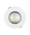 30W Ø22cm LED innfellingspanel - 120lm/W, kald hvit, hull: Ø20,7 cm, mål: Ø22 cm, hvit kant