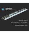 Réglette LED étanche 120cm 36W avec éclairage de secours - Samsung LED chip, IP65, 6500K, autonomie 3h
